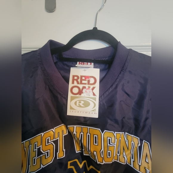 Red Oak Men's West Virginia University WVU Pullover w/ Pockets Sz S BRAND NEW - Picture 2 of 5